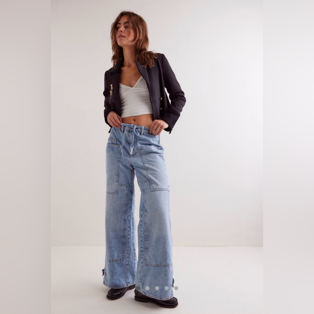 We The Free CRVY Outlaw Wide-Leg Jeans
